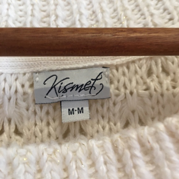 Kismet ivory sweater medium - Picture 2 of 6